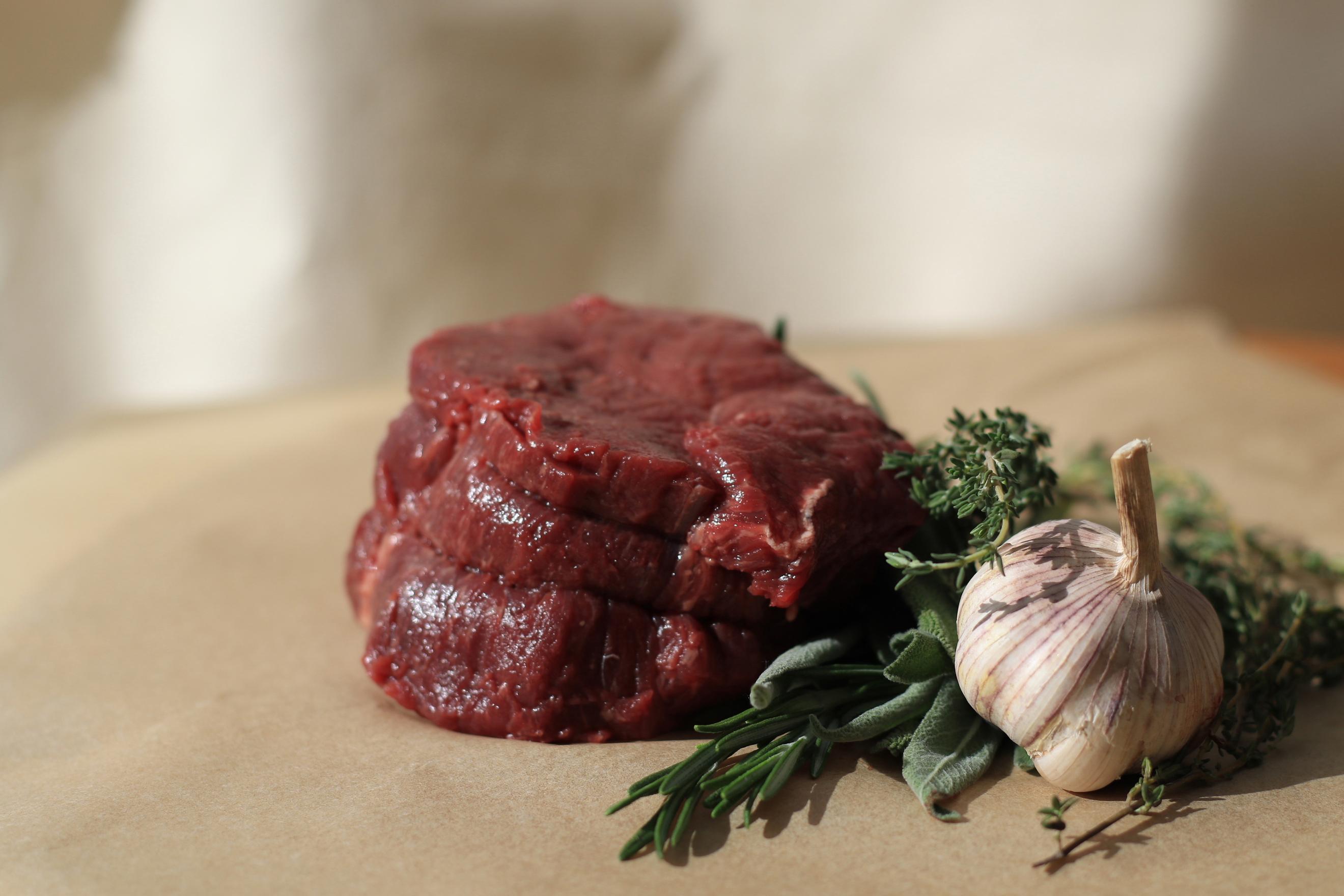 Fillet steaks x 2 (minimum 400g)